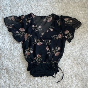 Floral body suit